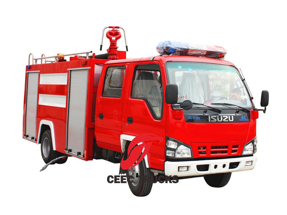 Isuzu NQR fire fighting truck price 