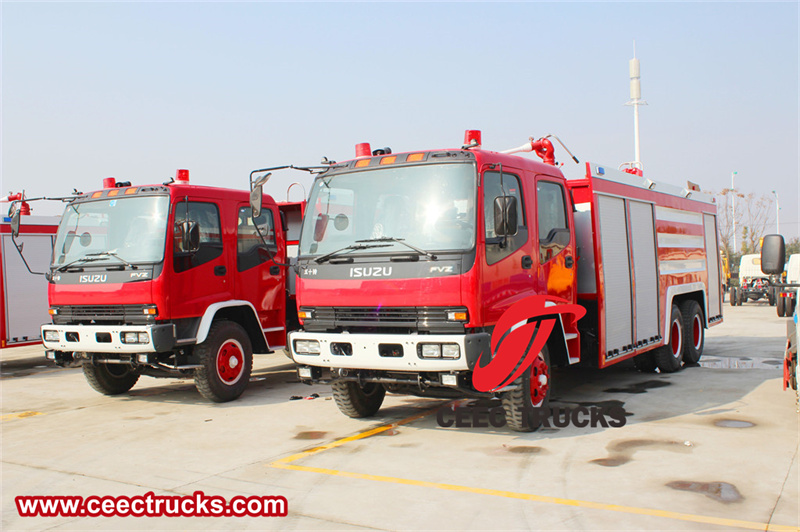 Isuzu FVZ foam rescue fire engine