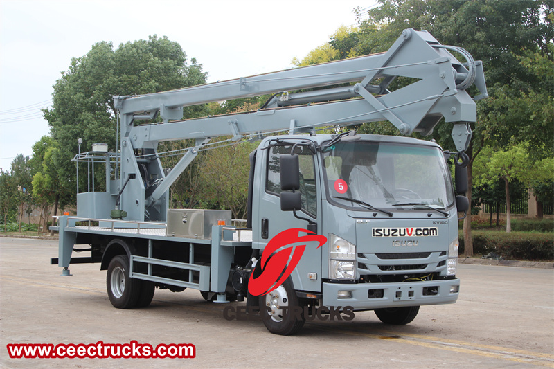 Isuzu KV100 aerial platform truck