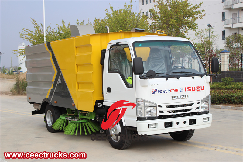 Isuzu new 100P broom sweeper truck