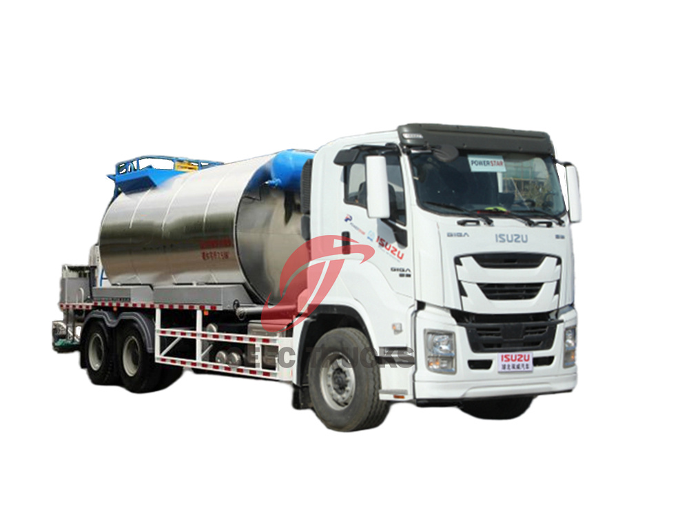 Isuzu GIGA 6x4 14000L bitumen distributor truck 