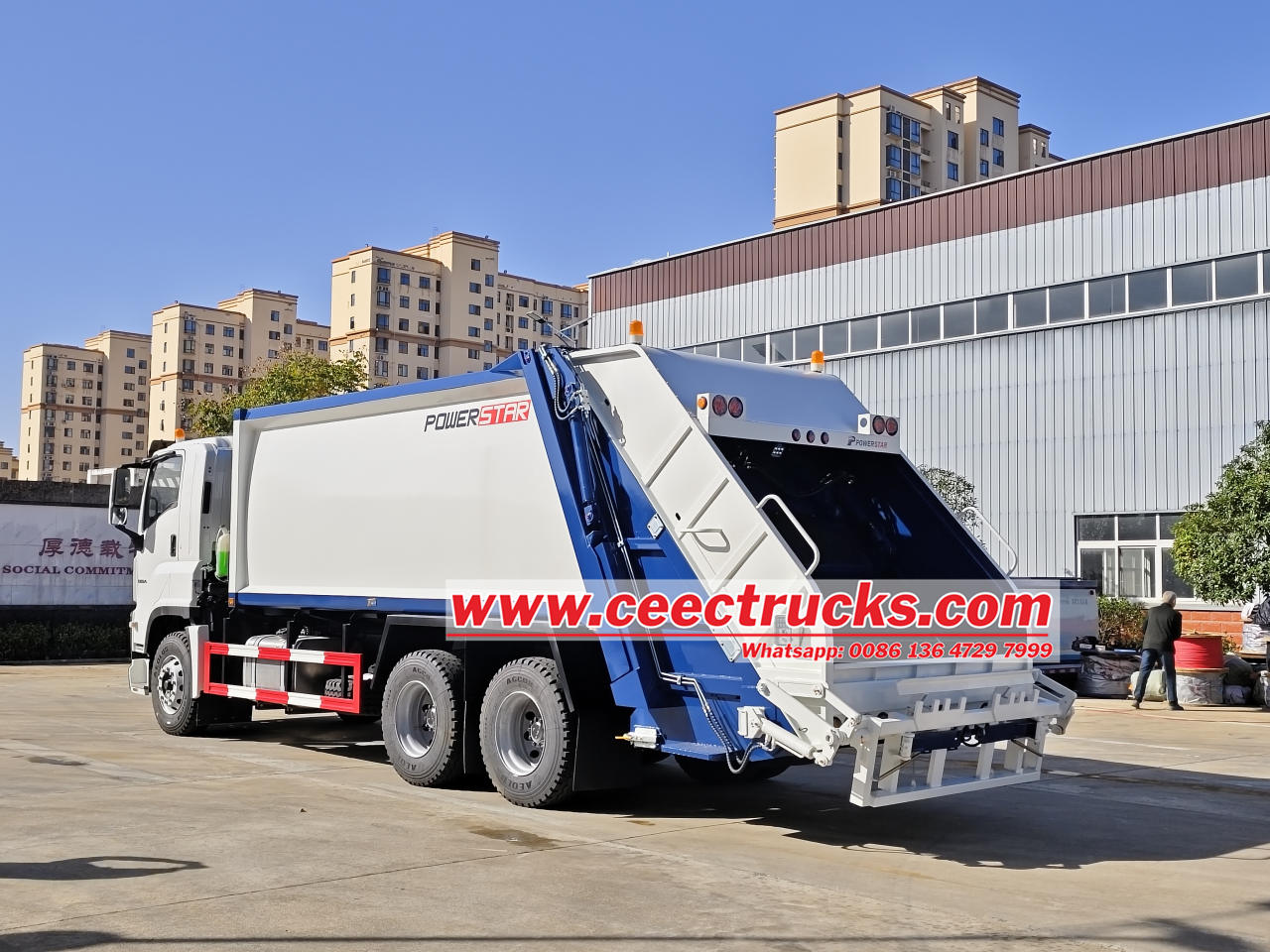 ISUZU GIGA series Rear Bin Lifter Garbage Truck