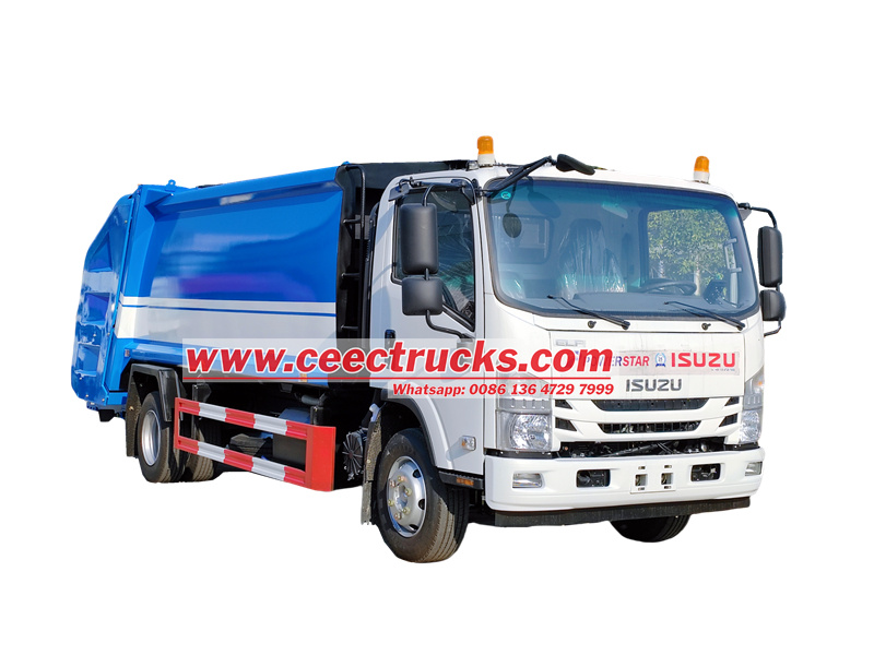 ISUZU NPR 10cbm garbage compactor truck