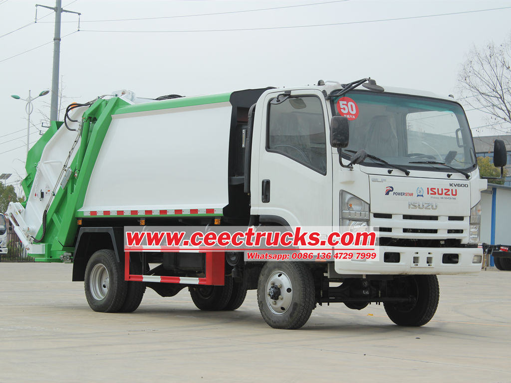 ISUZU 4×4 waste compactor trucks