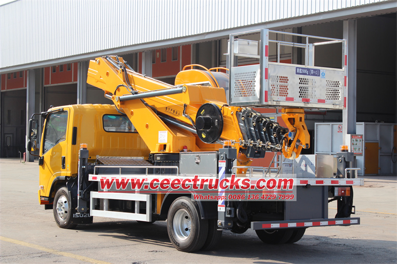 Isuzu truck mounted aerial work platform