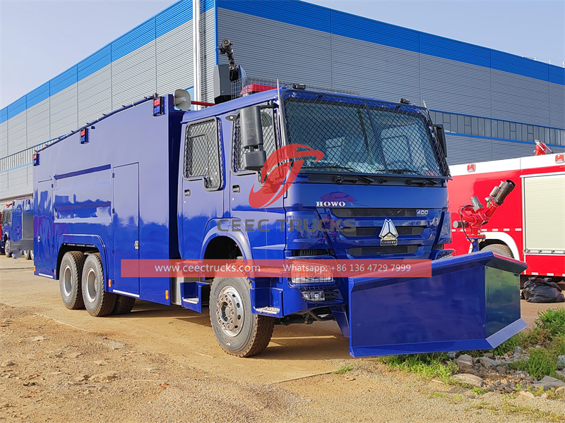 HOWO armored crowd control riot truck