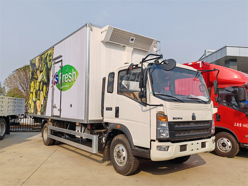 Howo light-duty 5tons chiller van