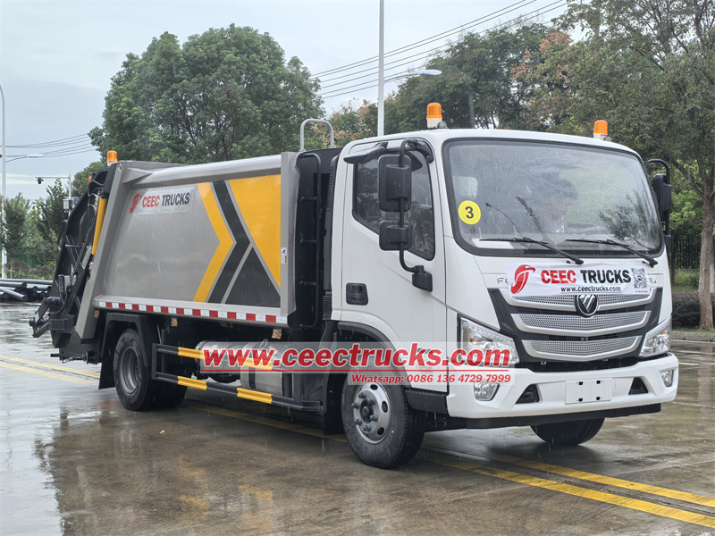 FOTON 10cbm rear loader garbage truck
