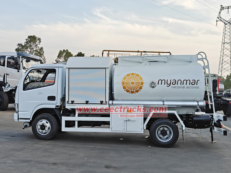 ISUZU mini 5000Liters aviation fuel tanker truck