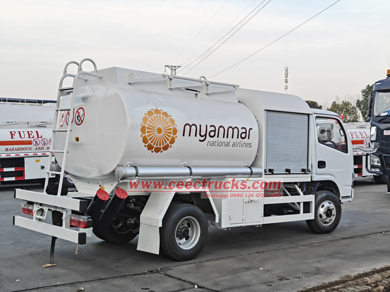 Isuzu 5000L jet fuel tanker body