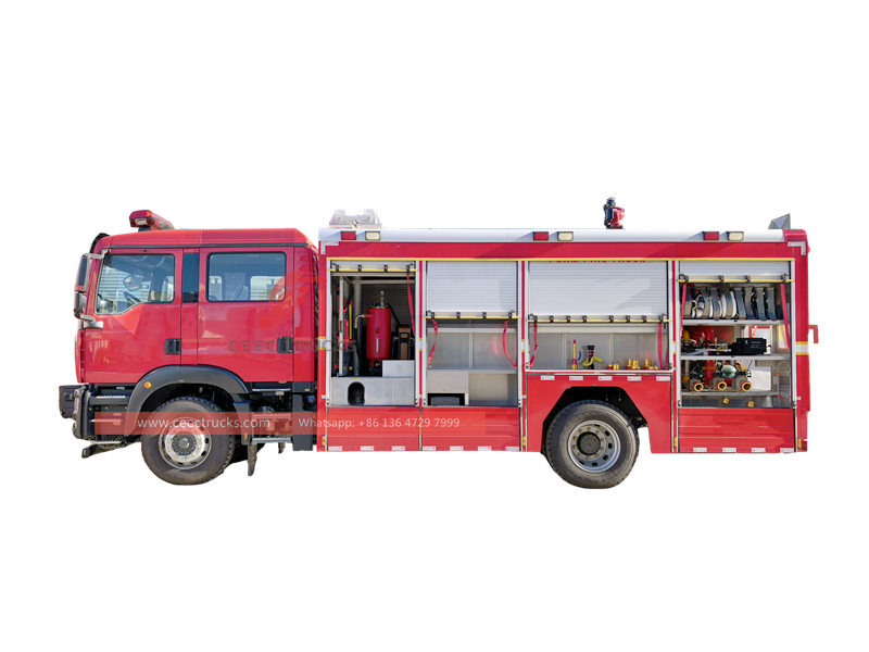 Howo fire foam trucks