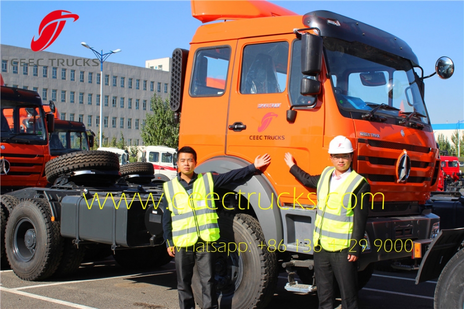 China NO.1 beiben 2638 tractor head supplier