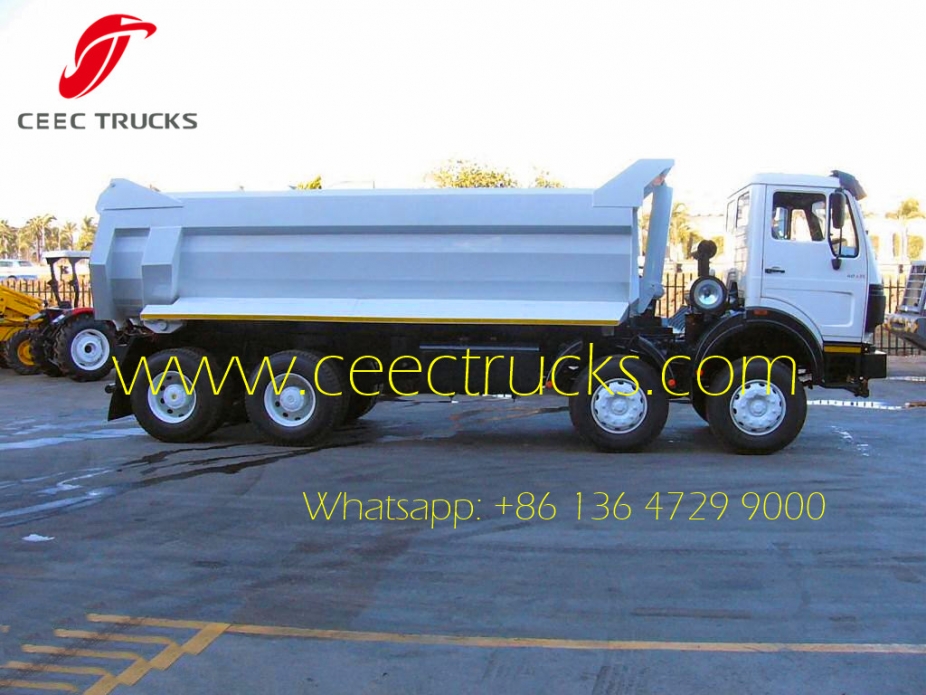 beiben 12 wheelers tipper trucks for congo