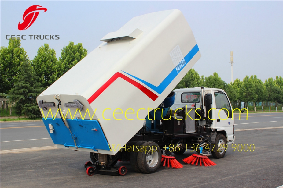 best isuz 4 CBM road sweeper truck