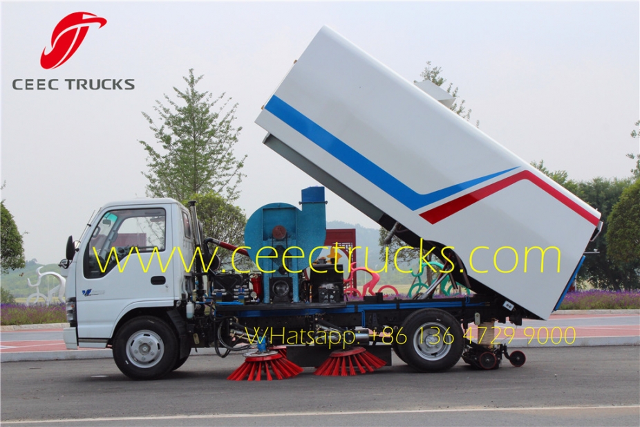 best isuz 4 CBM road sweeper truck