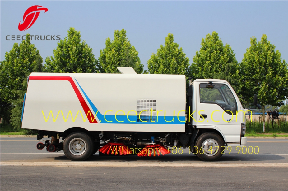 best isuz 4 CBM road sweeper truck