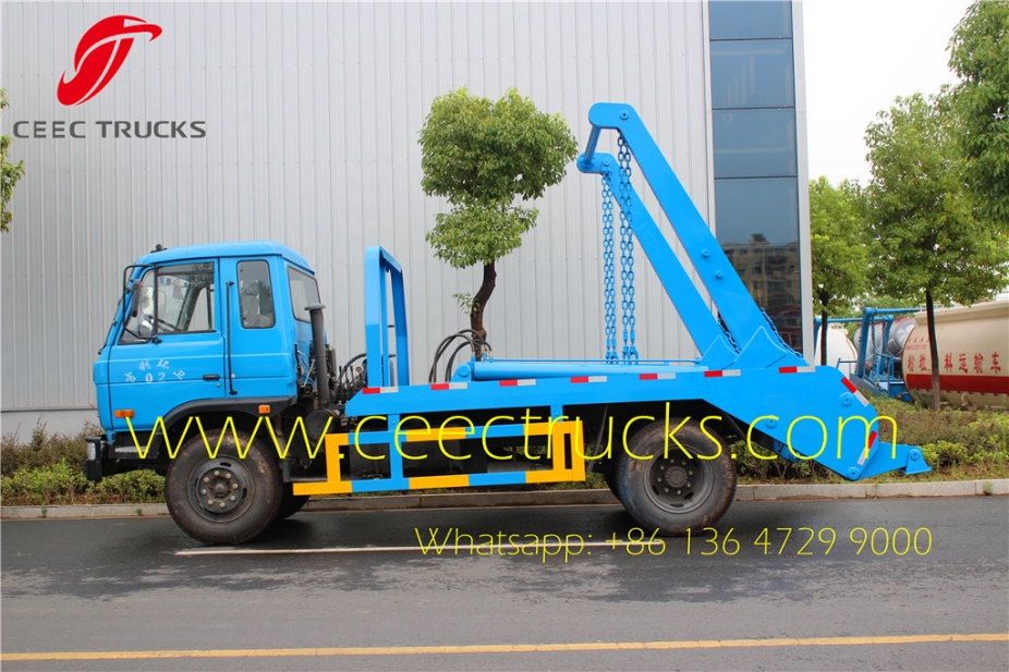 best dongfeng 10 CBM skip loader truck