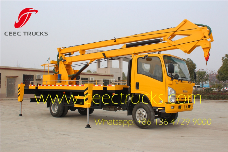 best ISUZU 18 M aerial platform trucks