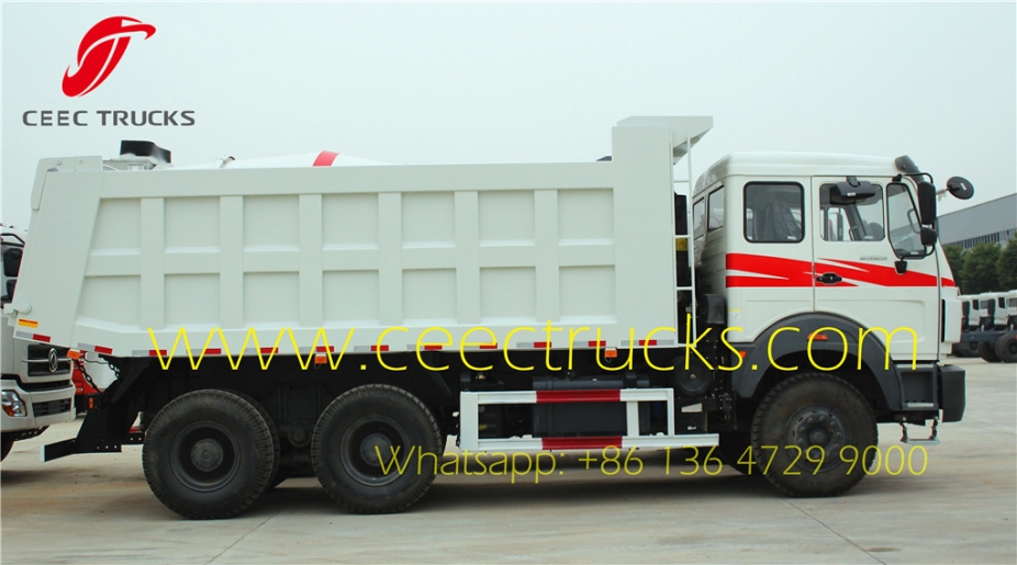 beiben 10 wheeler tipper cargo truck supplier