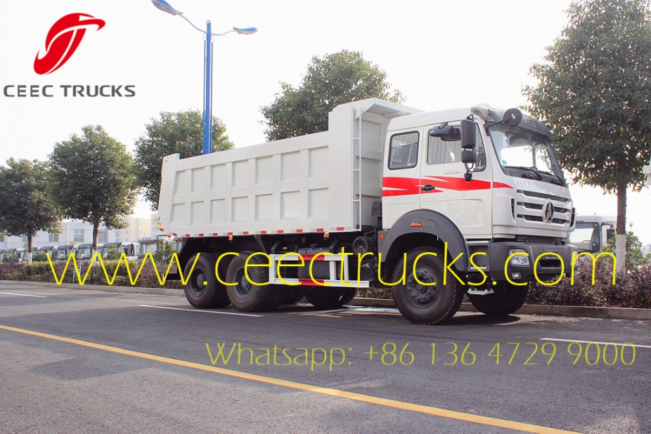 beiben 10 wheeler tipper cargo truck supplier