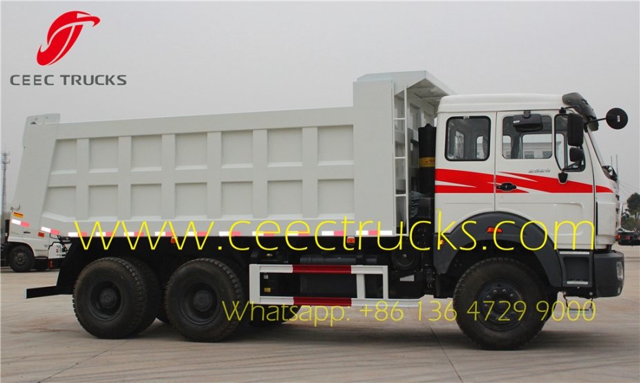 beiben 10 wheeler tipper cargo truck supplier