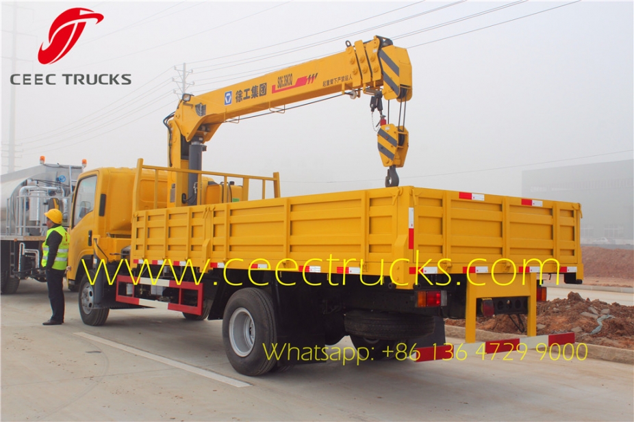 best isuzu 6300kg boom crane mounted truck