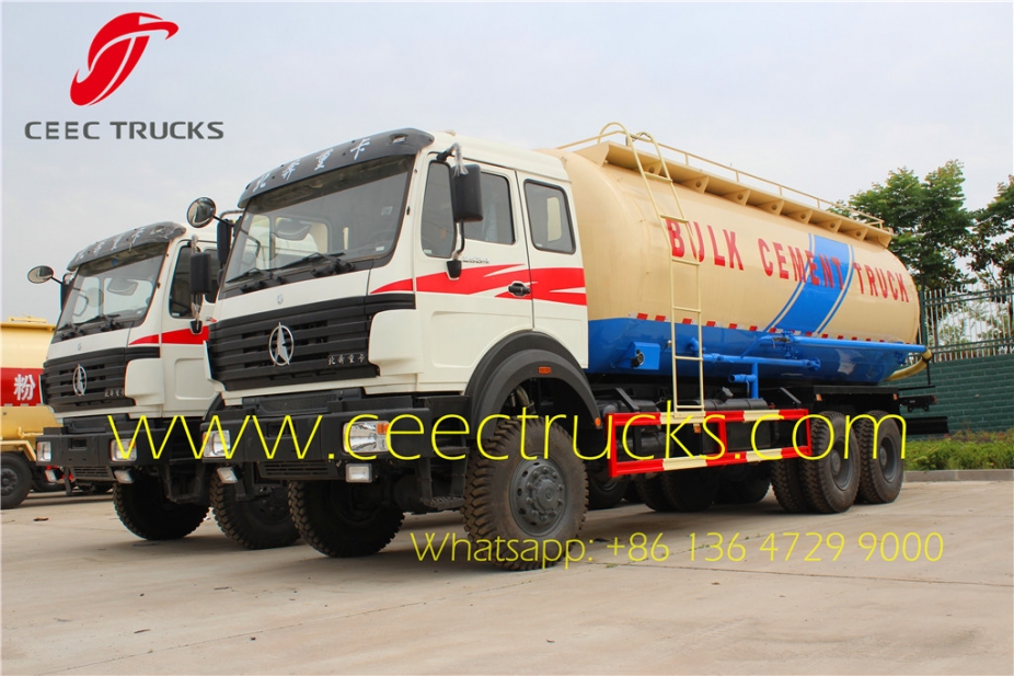 beiben military 10 wheeler bulk cement truck sale