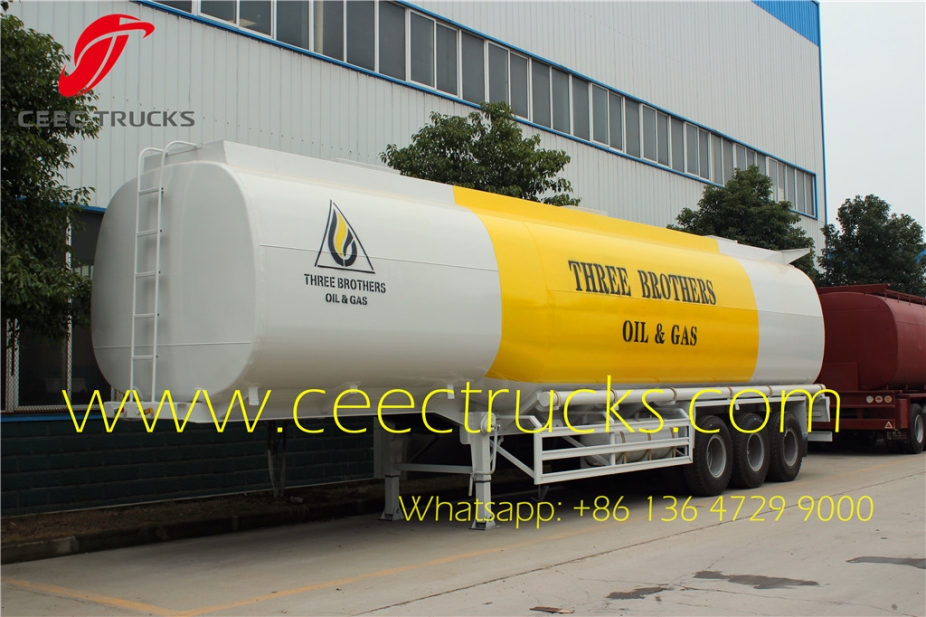 Heavy type 40000 liters fuel tanker semi trailer manufacturer