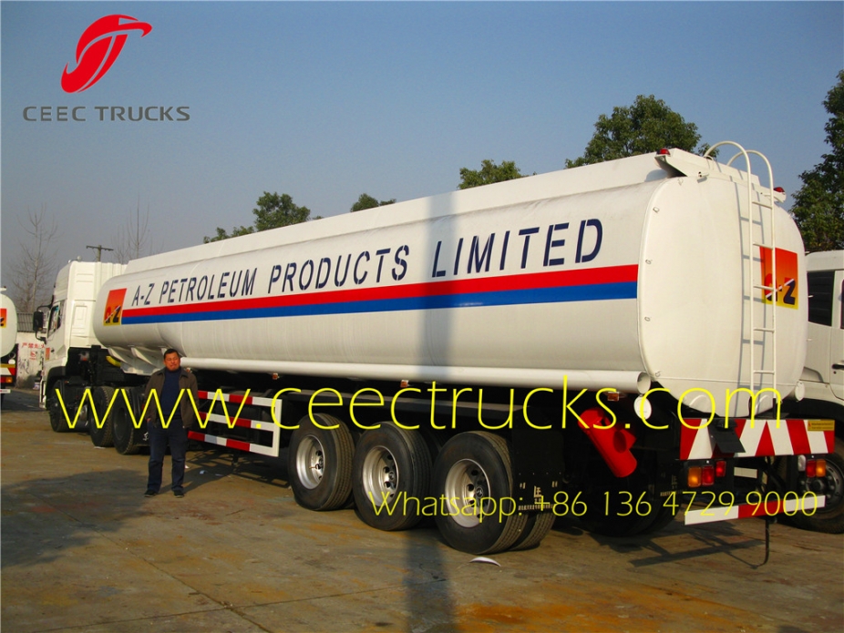 best quality 42 CBM fuel tanker semitrailer for sale