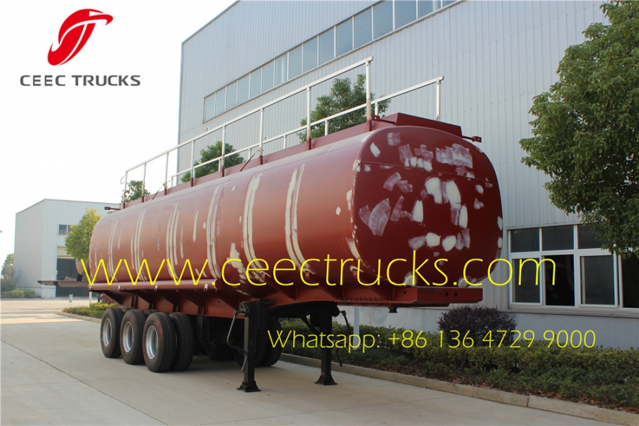 Best carbon steel 48CBM oil tank trailers