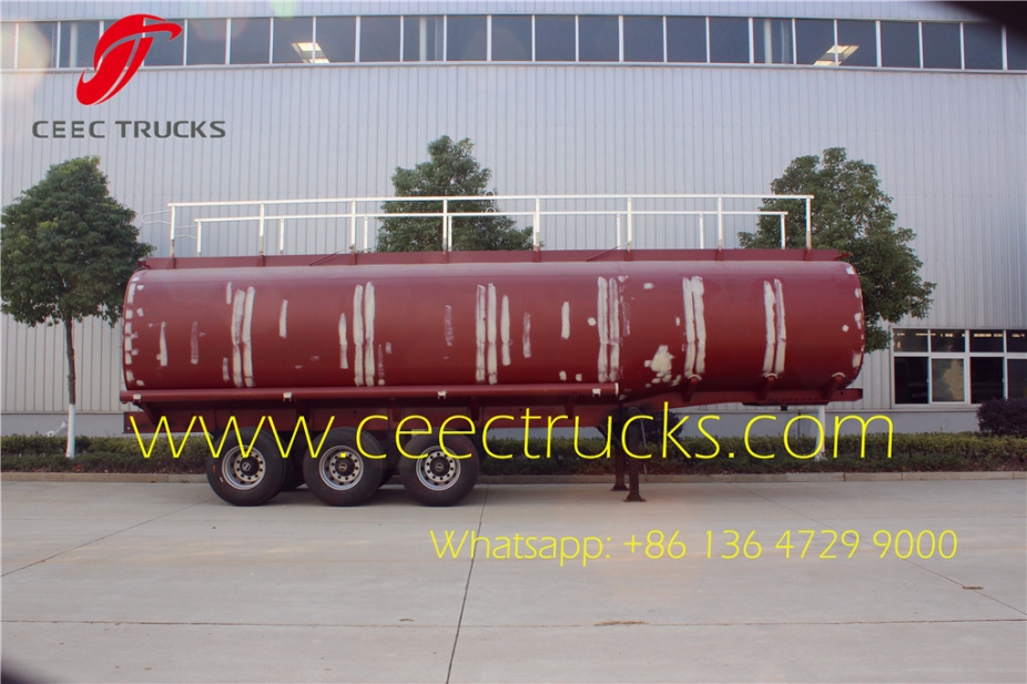 Best carbon steel 48CBM oil tank trailers