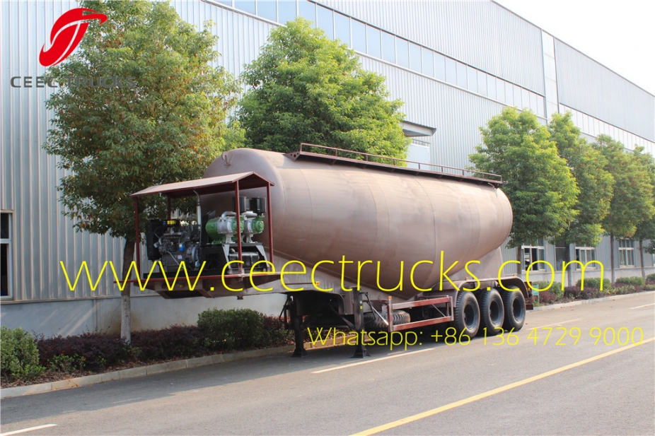 3axle bulk cement transport semi trailer