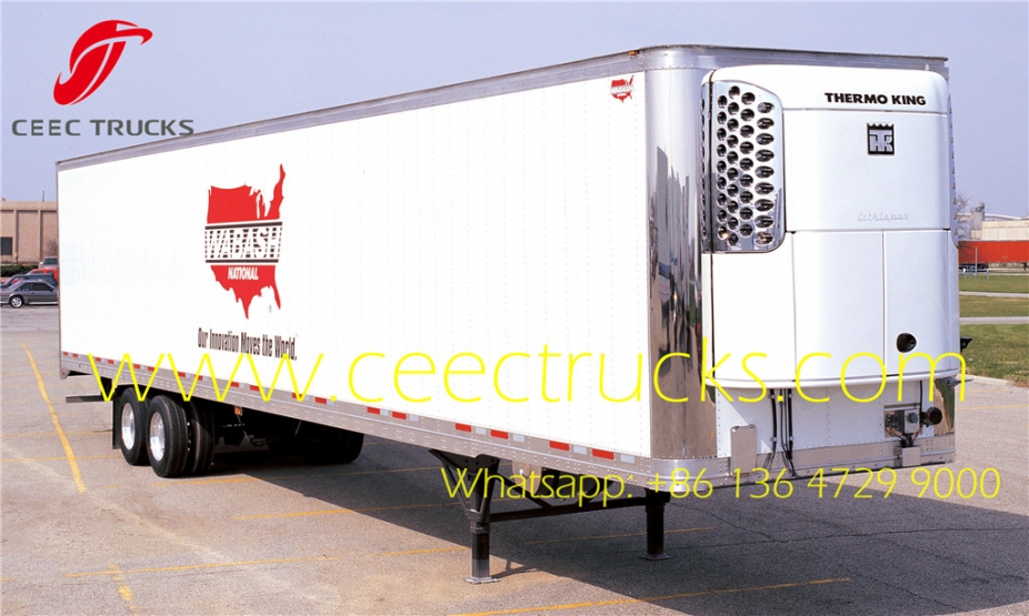 40-60 CBM refrigetated semi-trailer manufacturer lowest price sale