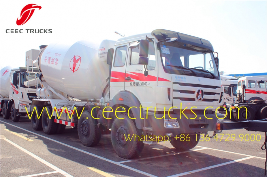 North benz 14 CBM 340HP concrete mixer truck