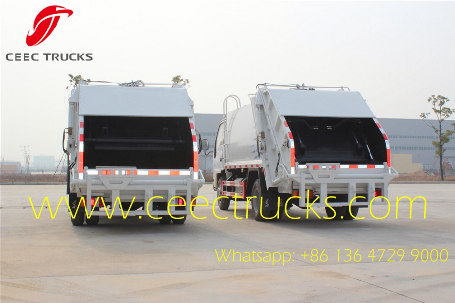 ISUZU 4 CBM refuse compactor truck supplier