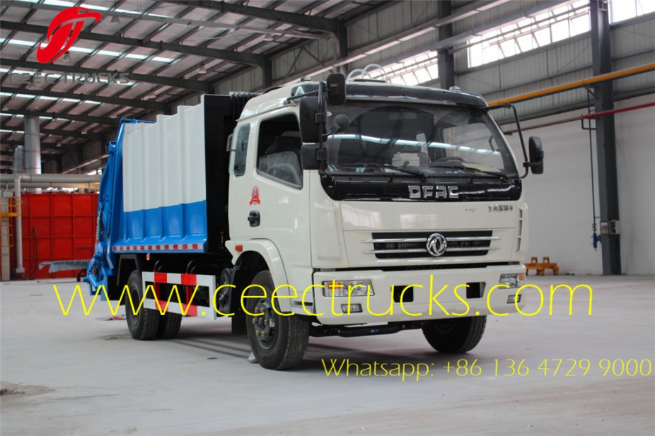 small 8 cbm dongfeng compactor refuse trucks hot sale