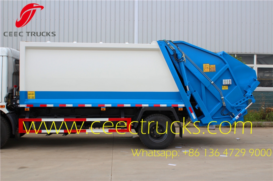 8000 liters dongfeng compressed refuse trucks export Asia Malaysia