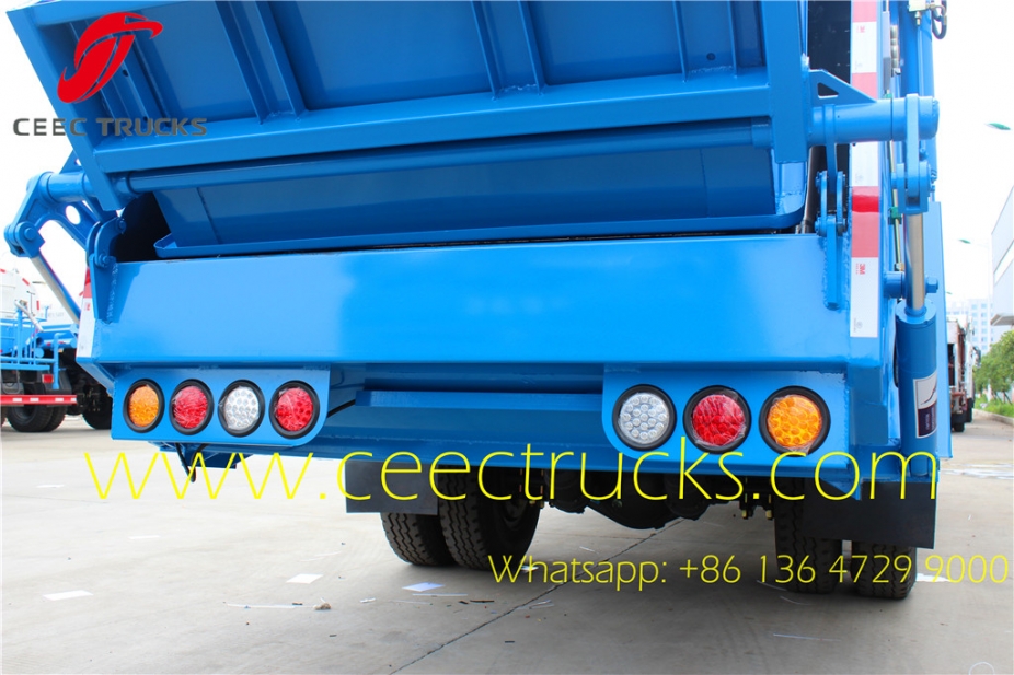 8000 liters dongfeng compressed refuse trucks export Asia Malaysia