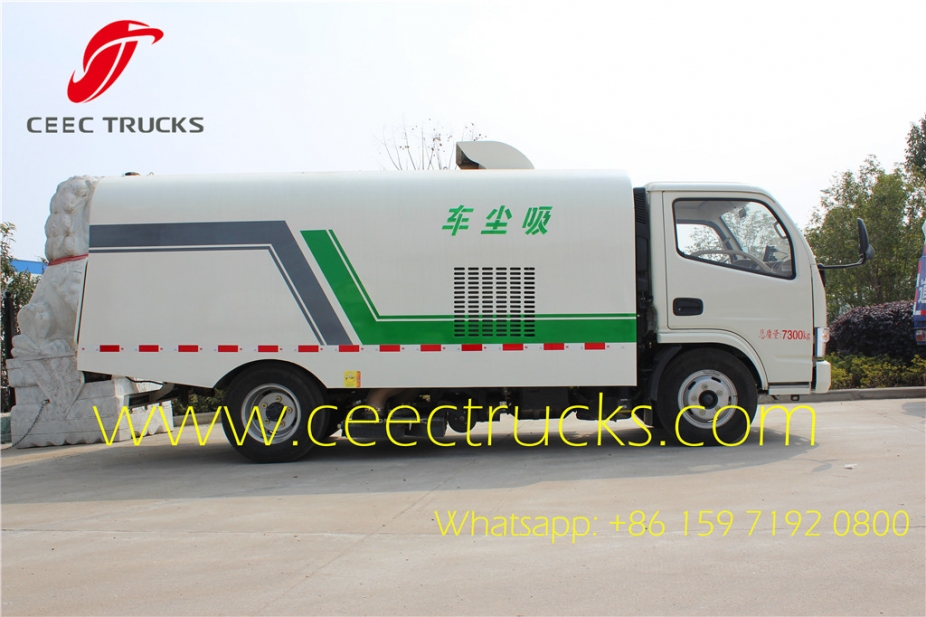 dongfeng 5CBM vacuum road sweeper tanker trucks manufacturer