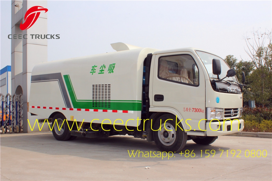 dongfeng 5CBM vacuum road sweeper tanker trucks manufacturer