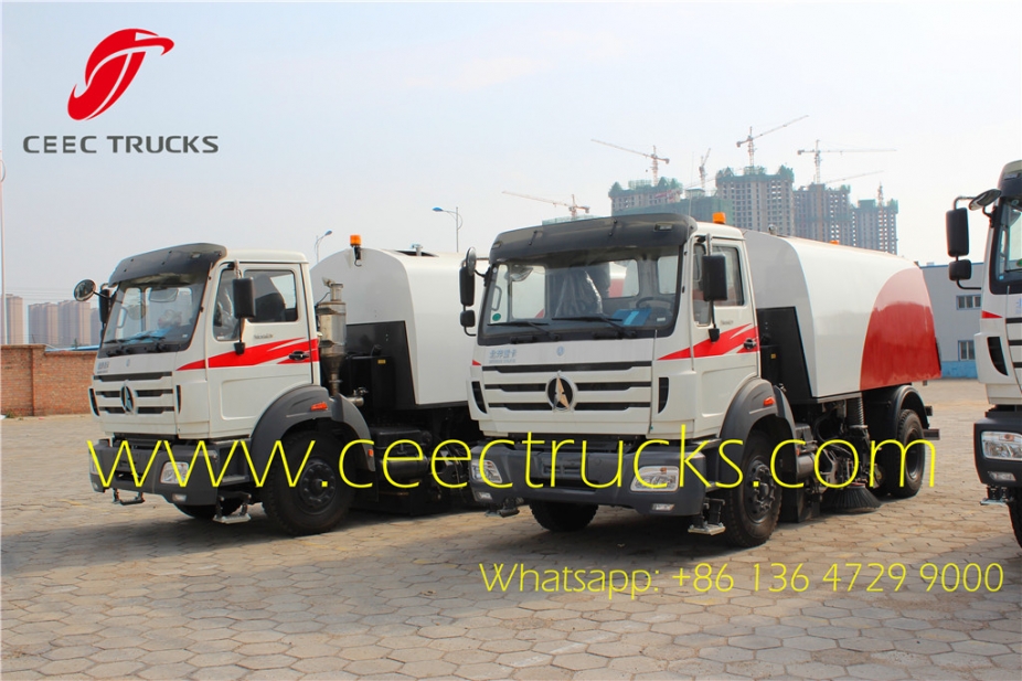 Beiben 8 m³ Road Sweeper Trucks supplier