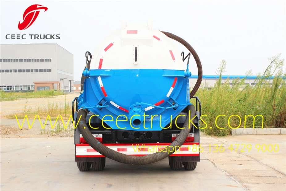 dongfeng sewer cleaning truck 3CBM cesspit emptier manufacture sale