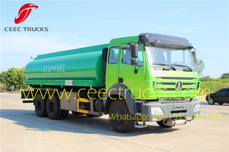 CEEC TRUCKS supply best quality beiben 20CBM oil tanker trucks