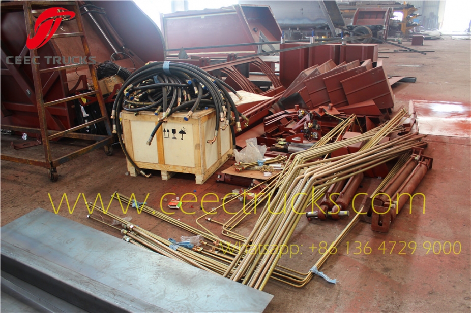 Special design hydraulic steel pipe for CEEC garbage compactor trucks