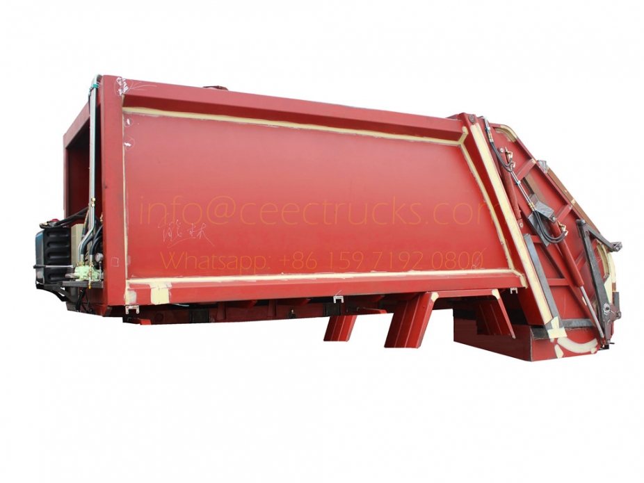 Low price sale 14000 Liters refuse compressed truck refit structure