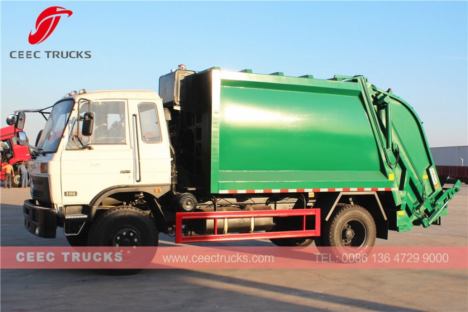 Famous China DongFeng 12 CBM waste compactor truck