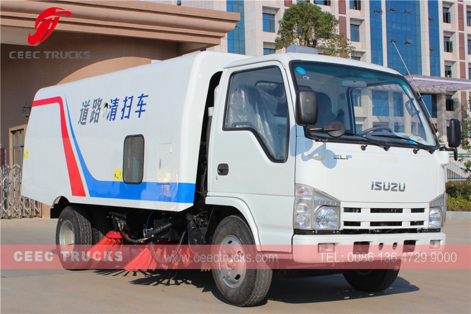 ISUZU 4CBM road sweeper low price