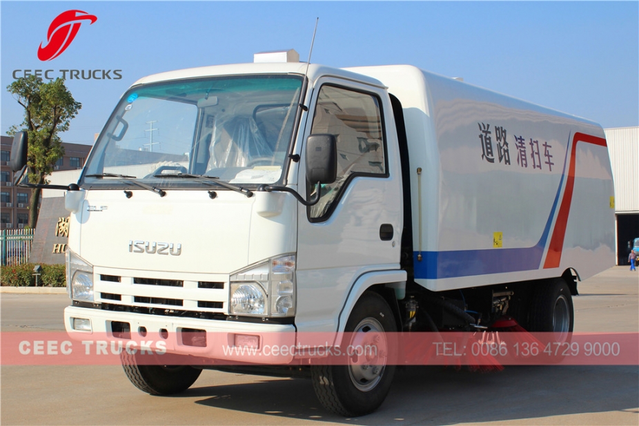 ISUZU 4CBM road sweeper low price