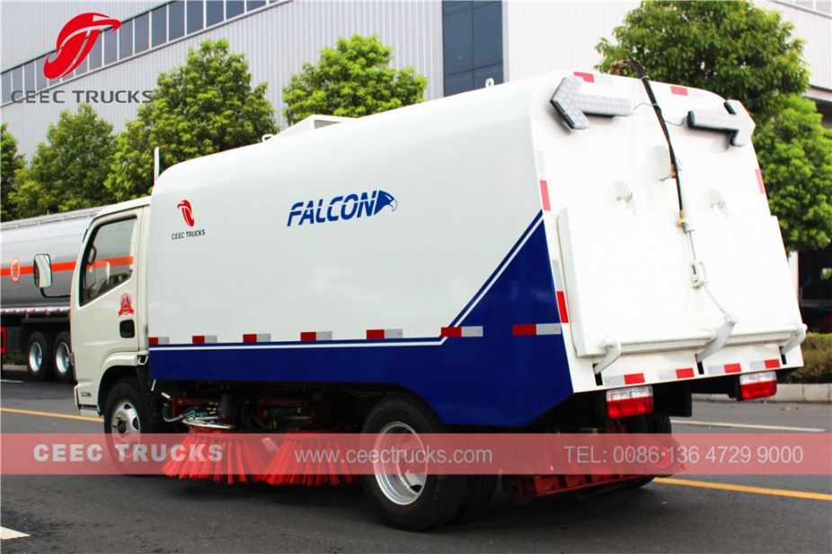 Africa Congo Dongfeng 4000L road sweeper