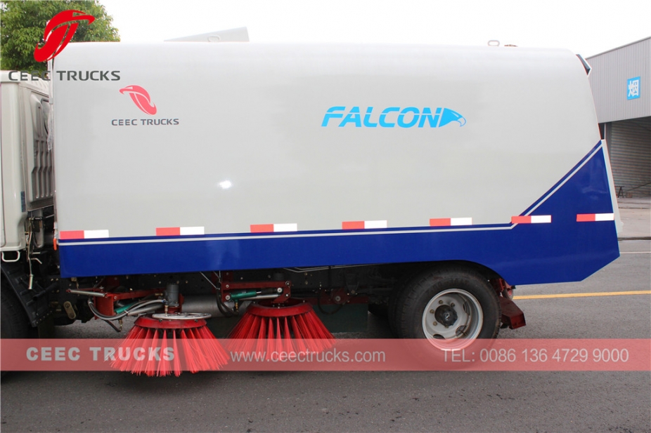 Africa Congo Dongfeng 4000L road sweeper